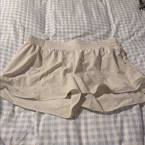lululemon athletica Cream Flowy Athletic Shorts